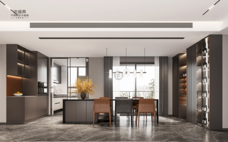 法迪奥全案设计系列|不锈钢轻奢定制，打造都市平层全屋交付天花板
